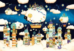 エポック社 夢見る羊の街 28-225sの絵柄見本